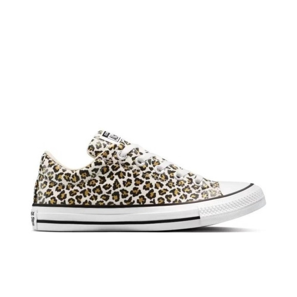 Converse Chuck Taylor All Star Street Sneaker Women 9.5, M7.5 Low Cheetah Canvas - Picture 7 of 8